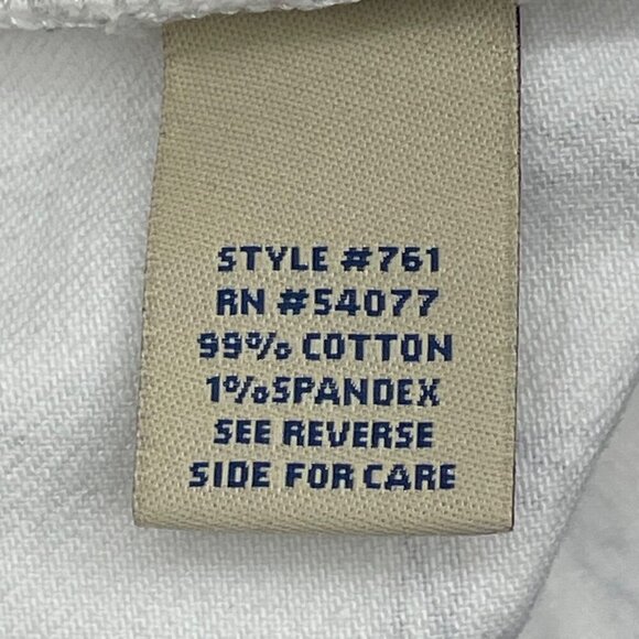 CAbi #761 Nautical Rope Print Bootlet Denim Cropped Pants Size 6 - Picture 8 of 12